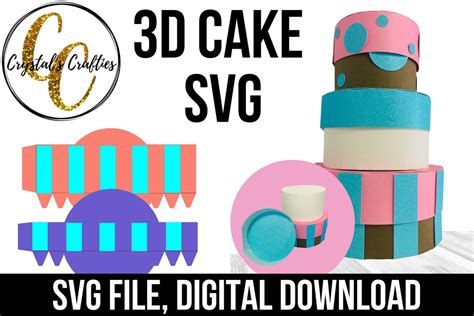 Download 625+ 3D Cake SVG Commercial Use